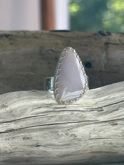 Francine Ring in Lilac Oregon Sunset Jasper
