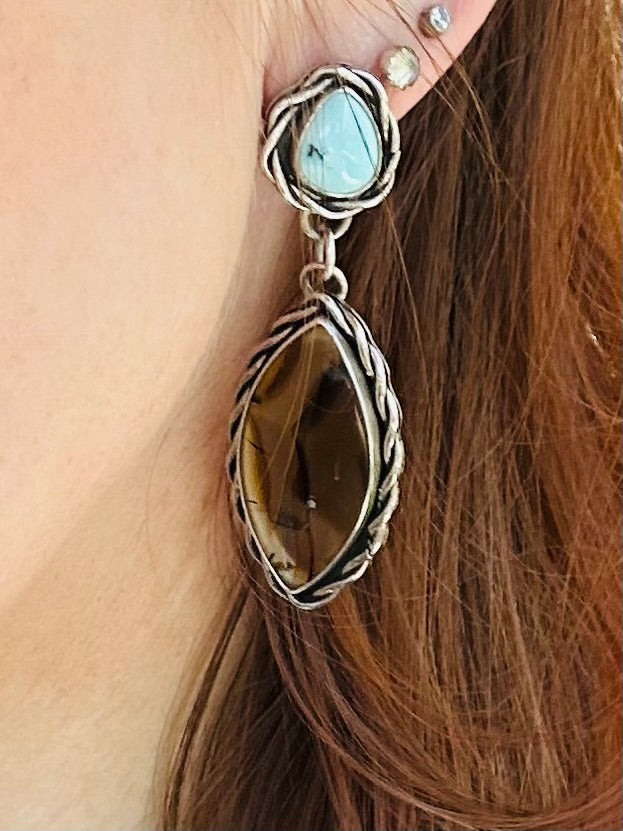 Sky and Earth Nest Earrings